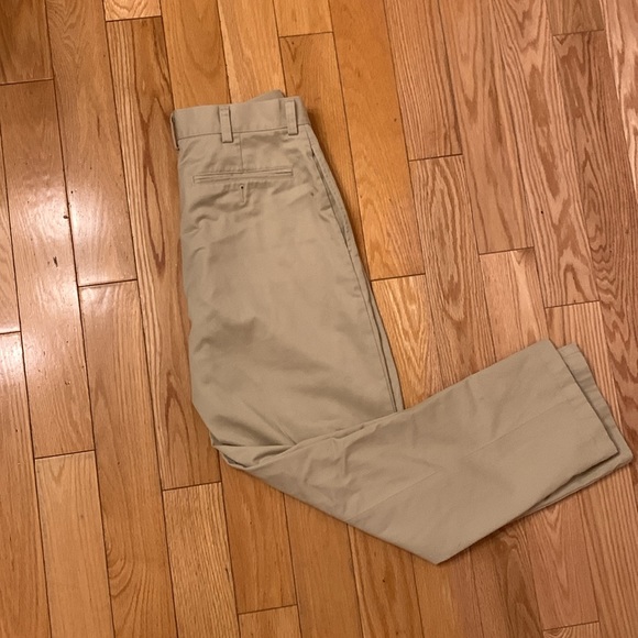 Classic fit Men’s trousers LL Bean size 30 in cream - Picture 3 of 5